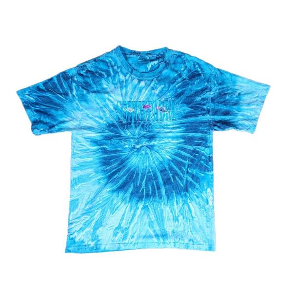 SOUTH PADRE ISLAND TEXAS TIE DYE TSHIRT - Picture 2 of 3